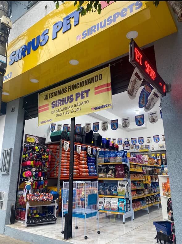 Atendimento na Sirius Pet Shop