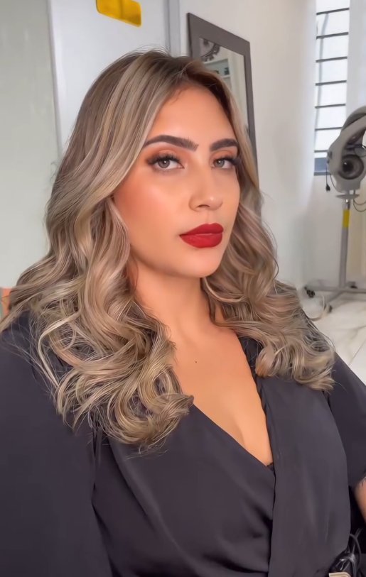 Penteado feito no Studio A. Mendonça